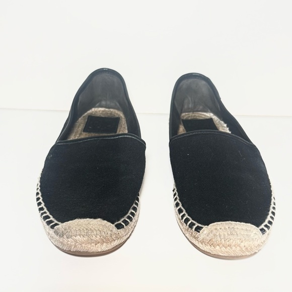 Tory Burch Navy Espadrille Loafers - Picture 3 of 6